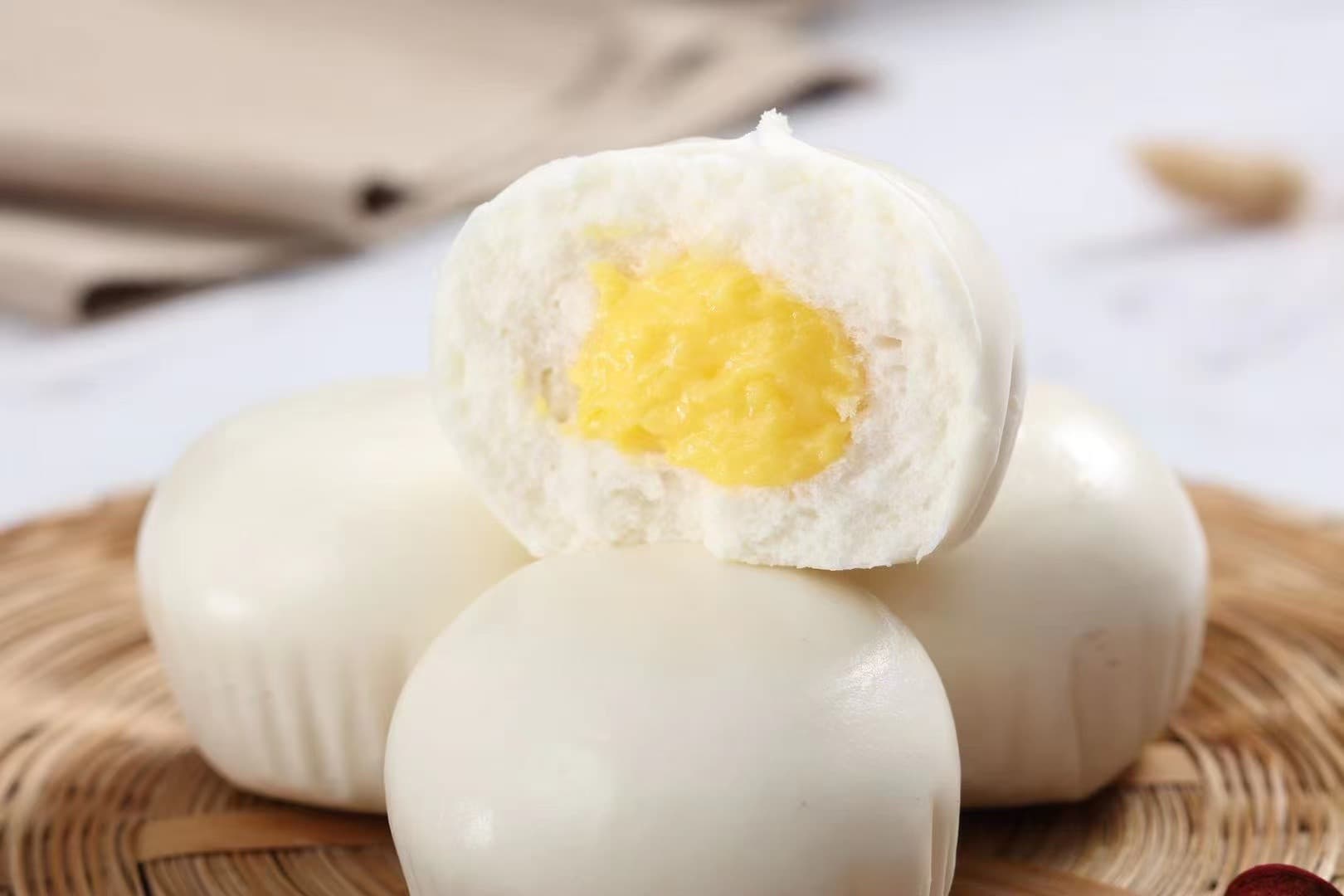 Runny Egg Custard Bun