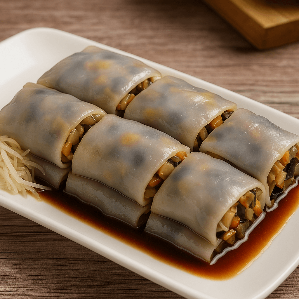Luohan Veg Rice Noodle Roll